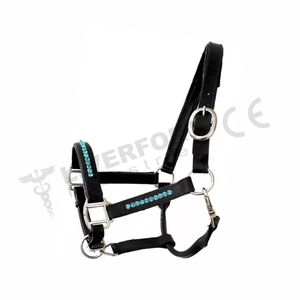 गुणवत्ता ओवेशन हैटर टिकाऊ घोड़े की सवारी कर रहे हीरों के सुरक्षा उपकरण घोड़े नरम चमड़े के आधे हिस्से - Product Image 1