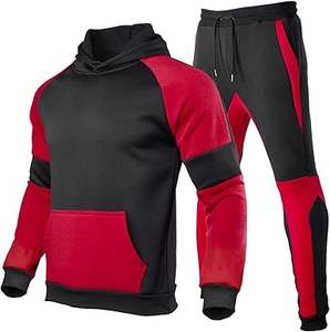 Survêtement 2 pièces personnalisé pour hommes Ensemble de jogging à manches longues de haute qualité Vêtements de sport d'entraînement d'hiver décontractés grande taille 100% coton - Product Image 5