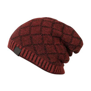 2025 Wholesale Custom Logo Trendy <b>Beanies</b> <b>Hats</b> High Quality 100% <b>Wool</b> Warm Winter Dyed Knitted <b>Beanie</b> Common Fabric Feature - Product Image 1
