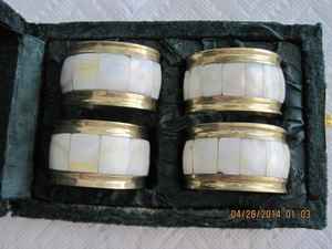 Nouveau Design moderne en forme de coeur nacre ronds de serviette en métal avec vadrouille rond de serviette pour accessoires de Table Ramadan - Product Image 3