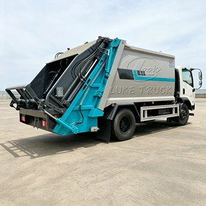 New Tri-Ring Chuangke Compressed Garbage Truck Optional Left & Right Hand Drive Euro Emission Standard Rear Loader Waste Compact - Product Image 5