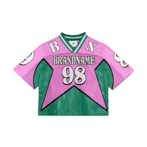 ชุดเสื้อเจอร์ซี่พิมพ์ลายเสื้อฟุตบอลชุดเสื้อตาข่ายอเมริกันพิมพ์ลายพิมพ์สีโลโก้ทีม - Product Image 5