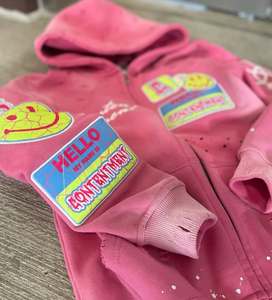 Sudadera con Capucha de Otoño de Algodón 100% Bordada de Moda Premium, Personalización de Marca, Etiqueta Privada, Ecológica, Alta Calidad, Suministro al por Mayor - Product Image 4