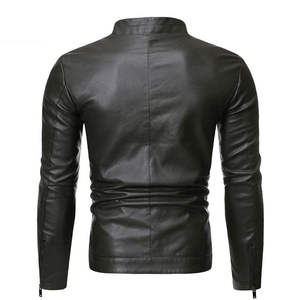 Manteau en cuir sur mesure de haute qualité, manteaux en cuir chauds, vestes d'hiver pour hommes, vestes de mode pour hommes - Product Image 3