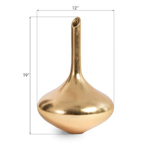 Vase en métal argenté et corail Vase de sol de décoration de maison moderne Vase de sol de décoration de jardin nickelé Vase de sol - Product Image 5