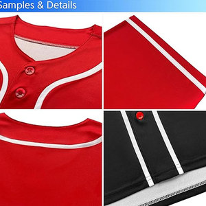 2025 Maillot de baseball personnalisé le plus vendu Nouveau design avec respirant grande taille et logo personnalisé en vente - Product Image 6