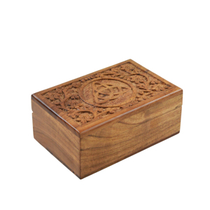 Boîte en bois non finie personnalisable en gros, différentes formes, boîte de rangement en bois massif, boîte à épices en bois pour ustensiles de cuisine - Product Image 1
