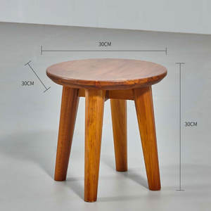 Taburete de teca contemporáneo relajante para restaurante, comedor y sala de estar, muebles de patio al aire libre - Product Image 3