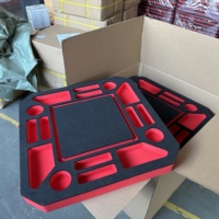 Table de poker flottante personnalisée de 23 pouces, plateau de jeu rouge et noir, mousse durable, flotteur pour piscine/plage, équipement de divertissement aquatique