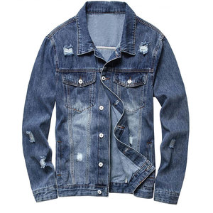 Services OEM, veste en jean pour homme de haute qualité, design personnalisé, nouvelle conception de veste en jean pour homme - Product Image 1