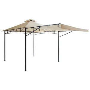 Fábrica Diretamente Jardim Canopy Soft Top Impermeável 3x3 Meter Pátio Gazebo Com Cortina para Pátio