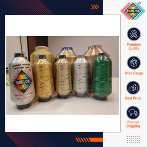 เส้นด้ายโพลีเอสเตอร์โลหะสำหรับเย็บและถักด้วยมือเส้นด้ายโพลีเอสเตอร์สีป้องกันรังสียูวีเอ็มเอช - Product Image 3