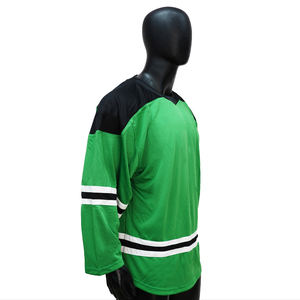 Jersey de hockey sobre hielo de tela de malla de poliéster 100% sublimado, uniformes de hockey transpirables de equipo personalizado, ropa deportiva de alta calidad - Product Image 2