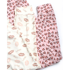 Pantalones de gimnasio para mujer en talla grande Pantalones de jogging de seda con estampado de sublimación con logotipo Ropa de invierno de estilo callejero - Product Image 5