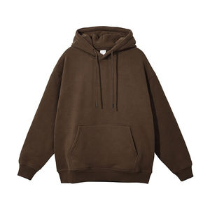 Top meilleur logo personnalisé de haute qualité 400G 100% coton épais coton vierge surdimensionné grande taille sweats à capuche pour hommes pour hommes - Product Image 2