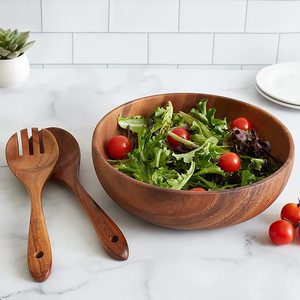 Tazón de Madera Ecológico Pulido Clásico para el Hogar y la Oficina, Tazón Personalizado para Venta al por Mayor y Exportación, para Decoración de Restaurantes - Product Image 4