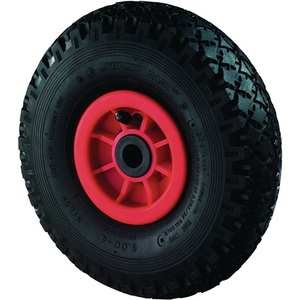 Rueda Neumática BS ROLLEN de 400 mm con Rodamiento, Capacidad de Carga de 160 kg, Perfil Ranurado, Rueda de Repuesto para Carritos de Compras - Product Image 1