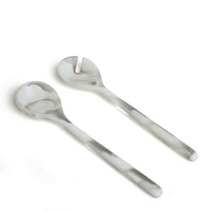 Juego de Ensaladera Artesanal de Madera y Resina Epoxi Naranja, Madera Natural con 2 Espátulas, Utensilios Hechos a Mano Sostenibles - Product Image 6