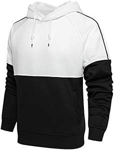 Sweats à capuche brodés personnalisés de marque Pulls unis en polaire Streetwear épais et surdimensionné pour hommes Sweat à capuche à col rond - Product Image 6