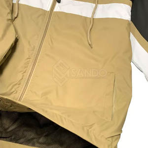 Conjunto de Chaqueta Cortavientos con Capucha para Hombre, Transpirable, para Invierno, Estilo Casual, Calidad Premium, 100% Algodón, Ligero, a Precio Razonable - Product Image 4