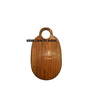 Cadeaux de mariage de Noël Plateau de charcuterie en bois rotatif en bois naturel Planche à légumes ronde en bambou - Product Image 1