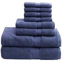2022 100% Cotton Towel Includes Bath Towels, Hand Towels, Washcloths, for Bathroom or Shower