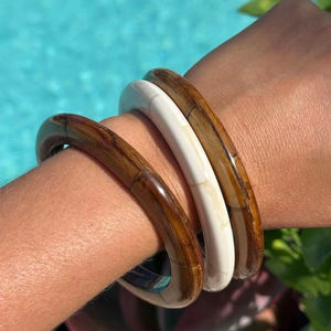 Brazalete de Hueso de Alta Calidad, Pulsera de Moda para Mujer, Joyería Artesanal Natural al Mejor Precio - Product Image 1