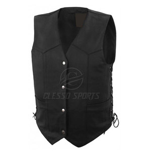 Chaleco de Cuero para Hombre, Estilo Moderno, Resistente al Viento, Transpirable, Impermeable, el Más Vendido, en Oferta Online - Product Image 2