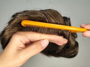 Tupé de Cabello Indio 100% al por Mayor, Piezas de Cabello de Repuesto para Hombre, Encaje, Hilo de Cabello Natural, 100% -130% de Densidad - Product Image 6