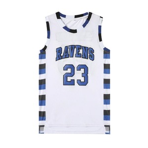 Maillot de basketball unisexe en polyester sans manches, respirant et à séchage rapide, avec logo et lettres personnalisés, vente en gros OEM de haute qualité - Product Image 6