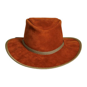 Sombrero de vaquero occidental Unisex Vintage tejido a mano moldeable cuero duradero al aire libre personalizable cuatro estaciones sombrero de moda - Product Image 2