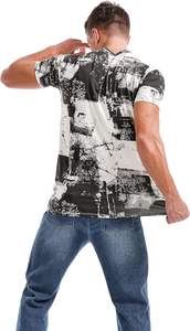 เสื้อยืดผู้ชายแขนสั้นทรงหลวมเสื้อ2025ใหม่ - Product Image 4