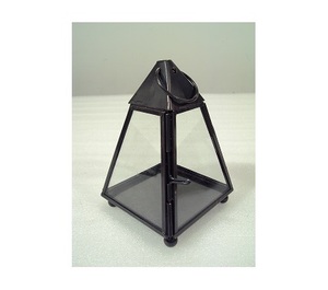 Lanterne décorative intérieure et extérieure en métal noir de meilleure conception - Product Image 1