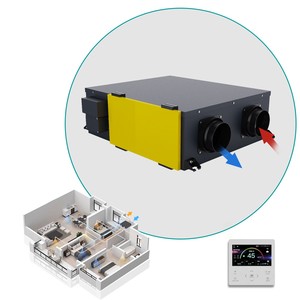Sistema de Ventilación MVRH HVAC ERV HRV de 600M3/H con Filtro H13, Garantía de 5 Años, Radiador de Calefacción para Recuperador para Hogar, Exteriores y Hoteles - Product Image 1