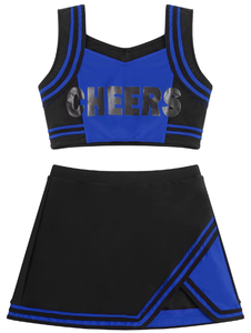 ผู้ผลิตชุดเชียร์ลีดเดอร์คุณภาพสูง ชุดเชียร์ลีดเดอร์สีแดงขาวแบบกำหนดเอง - Product Image 3