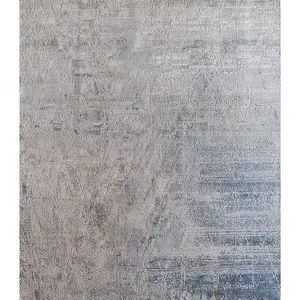 Alfombra de Lana/Tencel de Pelo Alto, Hecha a Mano, Diseño Abstracto Único, de la India - Alfombra Moderna de Lujo para Decoración del Hogar - Product Image 1