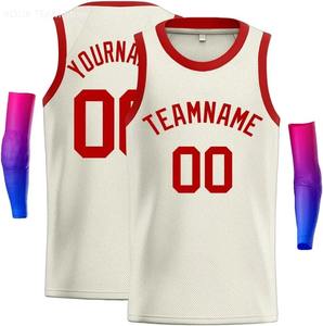 Maillot de basket-ball personnalisé, lettres et numéros brodés, maillots de sport personnalisés, uniforme, cadeau DIY pour fête de basket-ball - Product Image 4