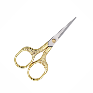 Ciseaux à broder à pointe fine avec poignée élégante en acier inoxydable pour couper, enfiler et coudre, taille 3,5 pouces, pour la beauté - Product Image 3