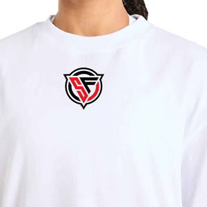 Camiseta de manga corta para mujer, Camiseta 100% de algodón para mujer con logotipo personalizado, DTG camisetas impresas, camiseta al por mayor - Product Image 4