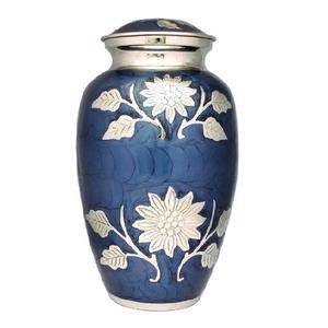 Urnes de crémation pour adultes en laiton de haute qualité avec bande de gravure en étain et urnes funéraires en métal fini noir pour cendres humaines - Product Image 6