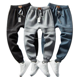 100% Export Oriented OEM Cotton Stretch Elastic Waist Breathable Customized Denim <b>Jeans</b> <b>Joggers</b> Pants for Men From Bangladesh - Product Image 6