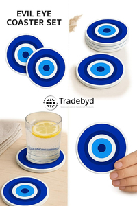 Posavasos de MDF a granel Tradebyd, proveedor mayorista, alfombrillas para bebidas elegantes reutilizables ecológicas impresas personalizadas para compradores globales - Product Image 2