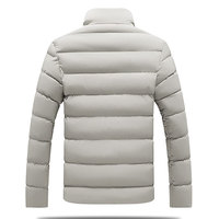 Veste matelassée personnalisée pour homme, brodée, gris pierre, légère, isolée, imperméable à 100 %, réversible, pour l'hiver et les activités de plein air