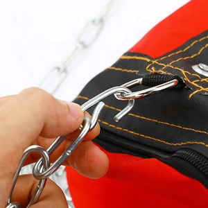 Sacos de boxeo de cuero duraderos Saco de boxeo con logotipo personalizado Saco de boxeo para hombres Calidad superior - Product Image 4