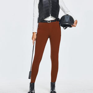 Brèches pour femmes culottes d'équitation sur mesure avec patch au genou pour l'équitation de sécurité supplémentaire - Product Image 5