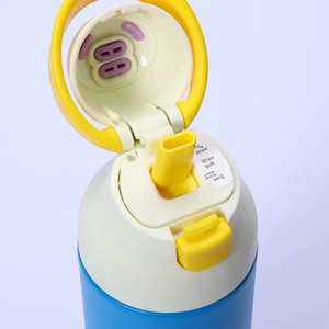 Garrafa de Água Portátil para Estudantes em Aço Inoxidável com Canudo, Copo Térmico para Escola, Atacado - Product Image 2