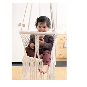 2024 New Customized Handmade Macrame Baby Swing Chair Available In Bulk At Wholesale Price