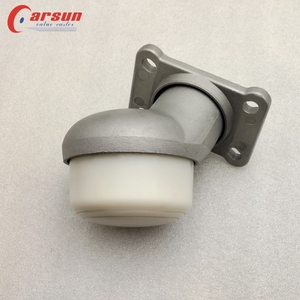 Médio 80mm Esférico Branco Nylon <span class=keywords><strong>Caster</strong></span> 3.2 Polegada Placa Giratória Rodízios OEM Customizável Rodízios Especiais para Spinning Cart