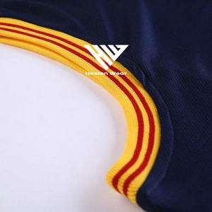 Dernier design d'uniforme de basket-ball personnalisé par sublimation pour logo brodé, uniforme de basket-ball léger en gros - Product Image 4