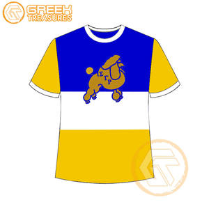 T-shirt de sororité Sigma Gamma Rho pour femmes en gros, 100% coton jersey, respirant, anti-froissement, séchage rapide, décontracté - Product Image 3
